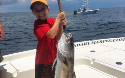Kid friendly fishing charter in Destin