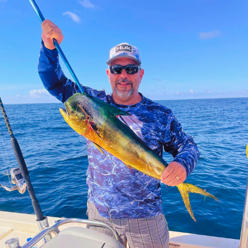 bay fishing guides catching mackerel in destin florida