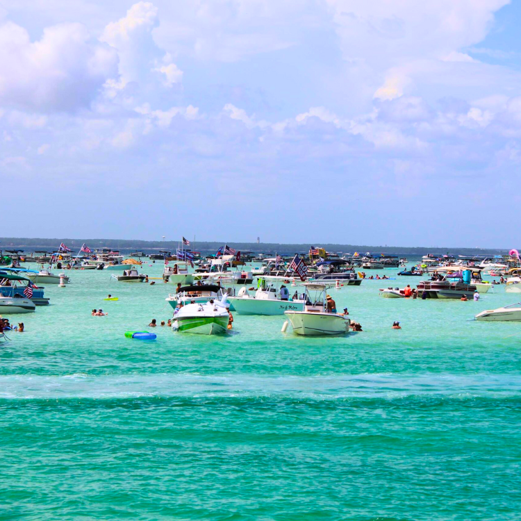 crab island boat rental charter